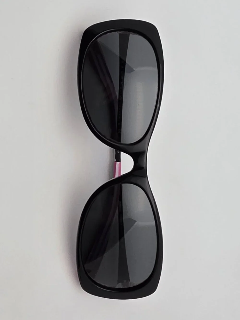 Ralph Lauren RA5158 1092/87 Black on Pink Frame Grey Lens Cat Eye Sunglasses